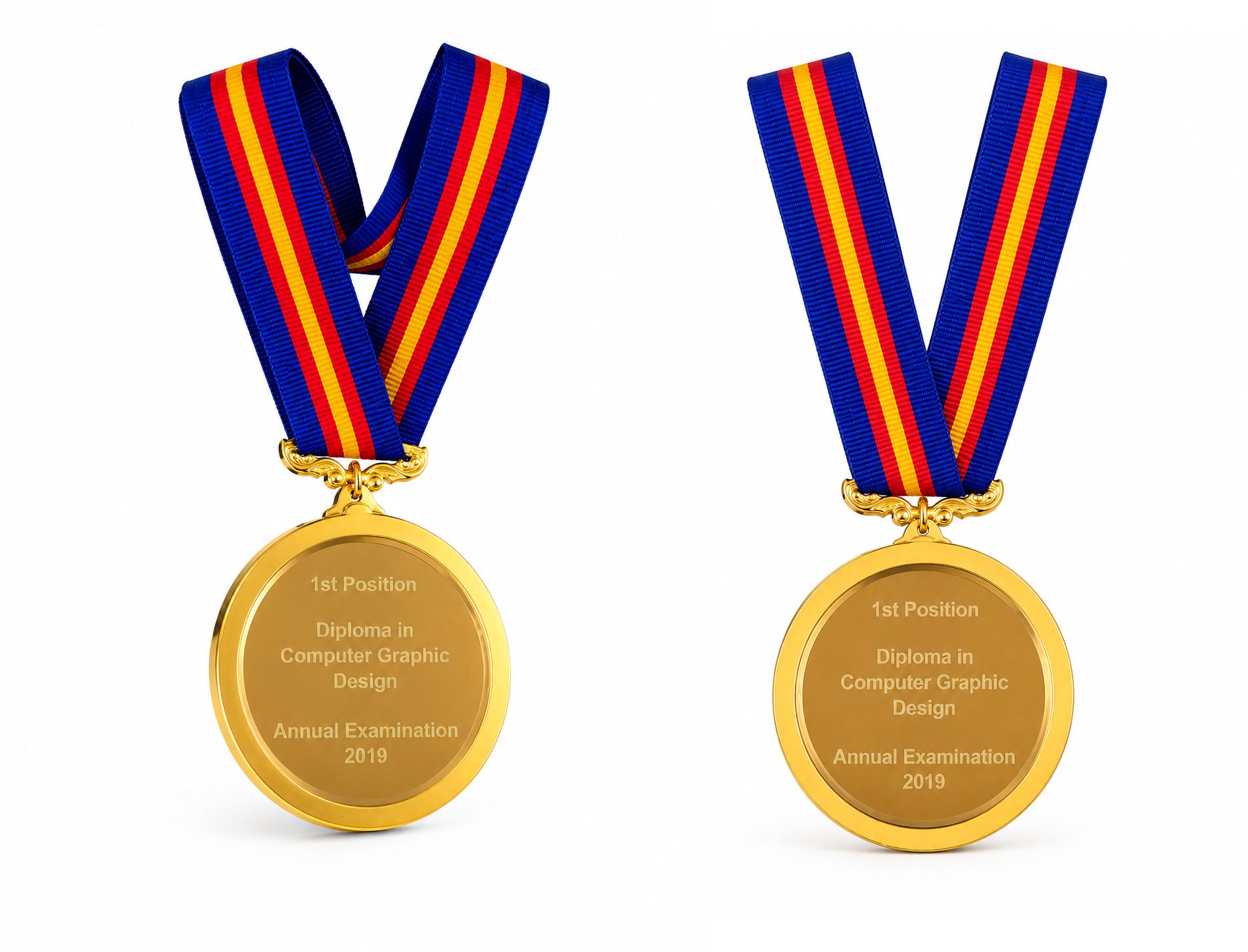 1st Position - Diploma in Graphic Design